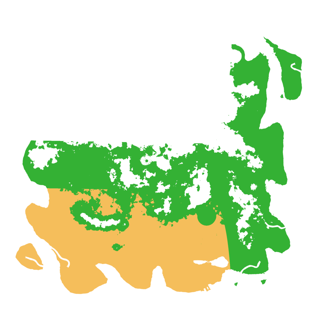 Biome Rust Map: Procedural Map, Size: 4500, Seed: 93007182