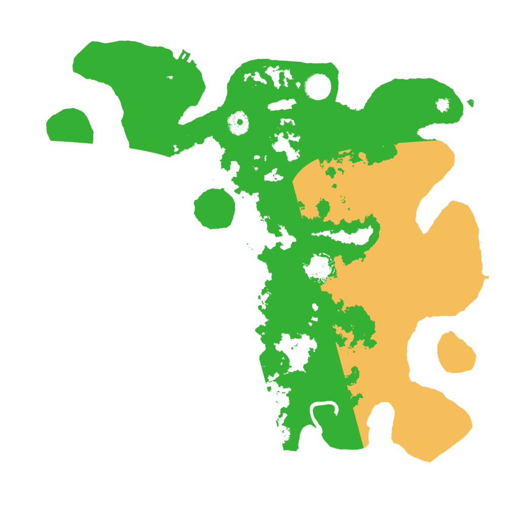 Biome Rust Map: Procedural Map, Size: 3500, Seed: 90923885