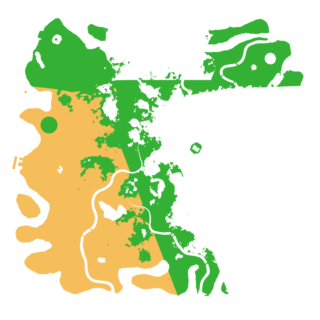 Biome Rust Map: Procedural Map, Size: 5000, Seed: 79524987