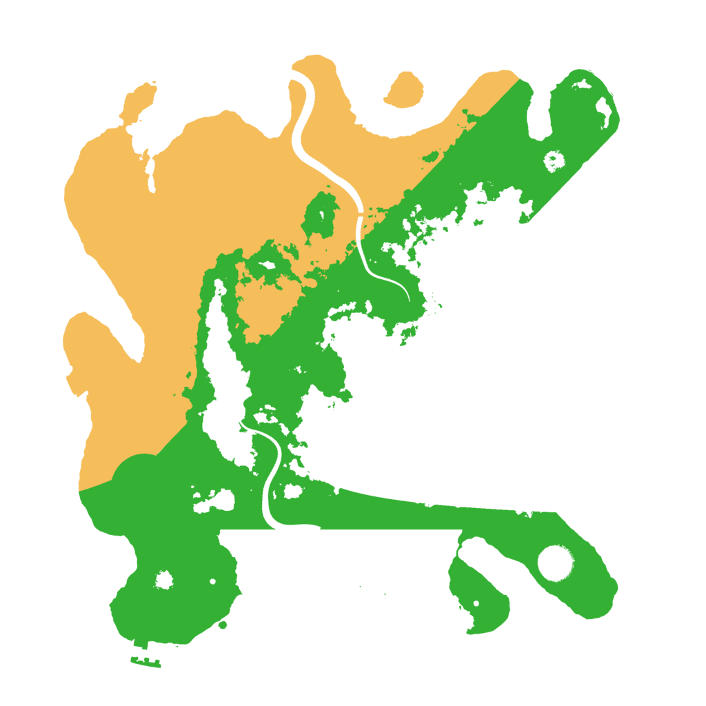 Biome Rust Map: Procedural Map, Size: 3500, Seed: 34679411