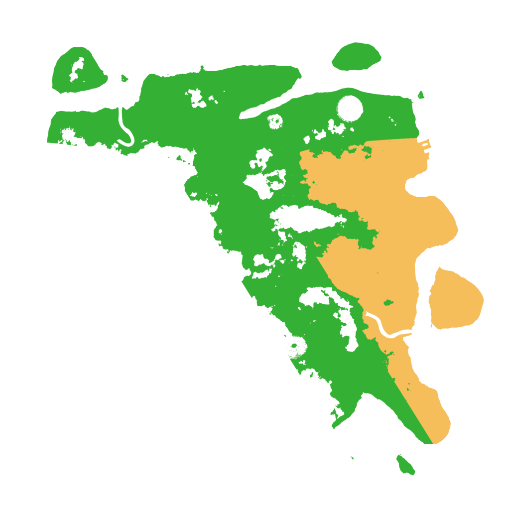 Biome Rust Map: Procedural Map, Size: 3500, Seed: 19066857