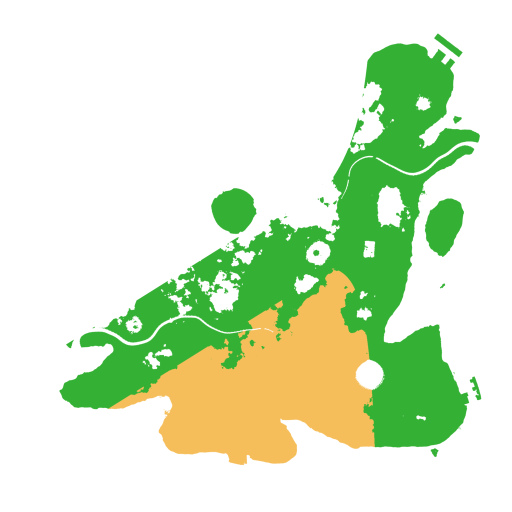 Biome Rust Map: Procedural Map, Size: 3300, Seed: 735877953