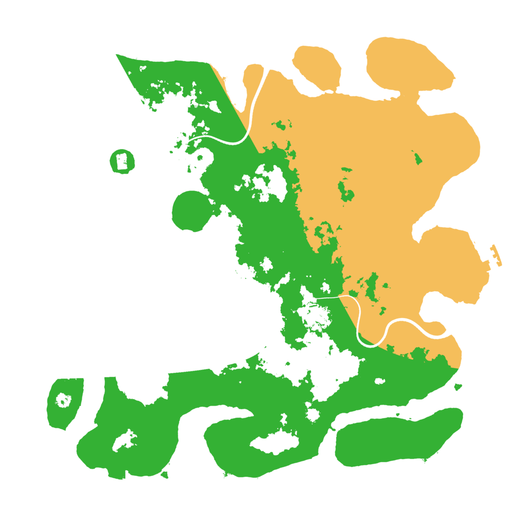 Biome Rust Map: Procedural Map, Size: 3500, Seed: 113460323