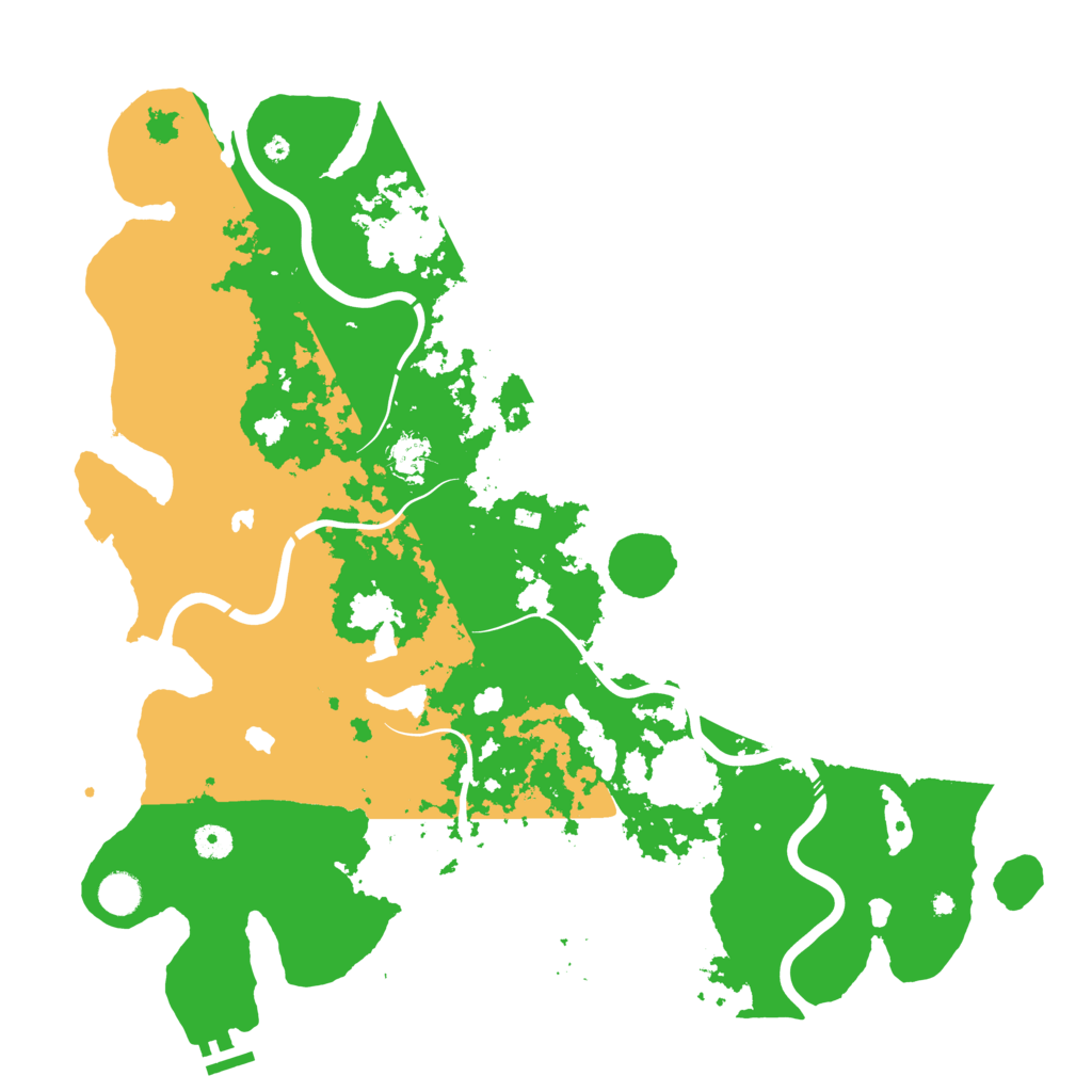 Biome Rust Map: Procedural Map, Size: 4500, Seed: 23677759