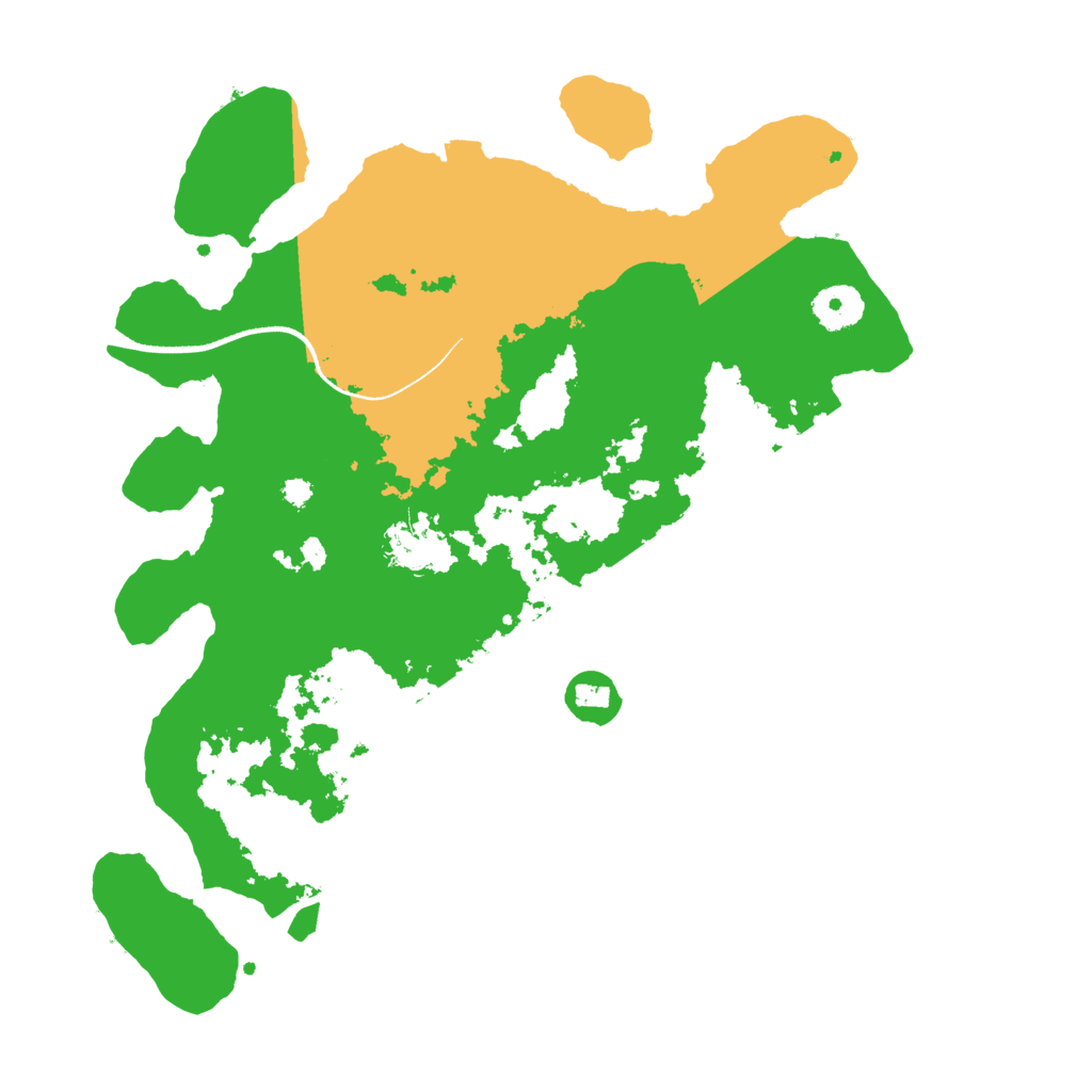 Biome Rust Map: Procedural Map, Size: 3450, Seed: 45968361