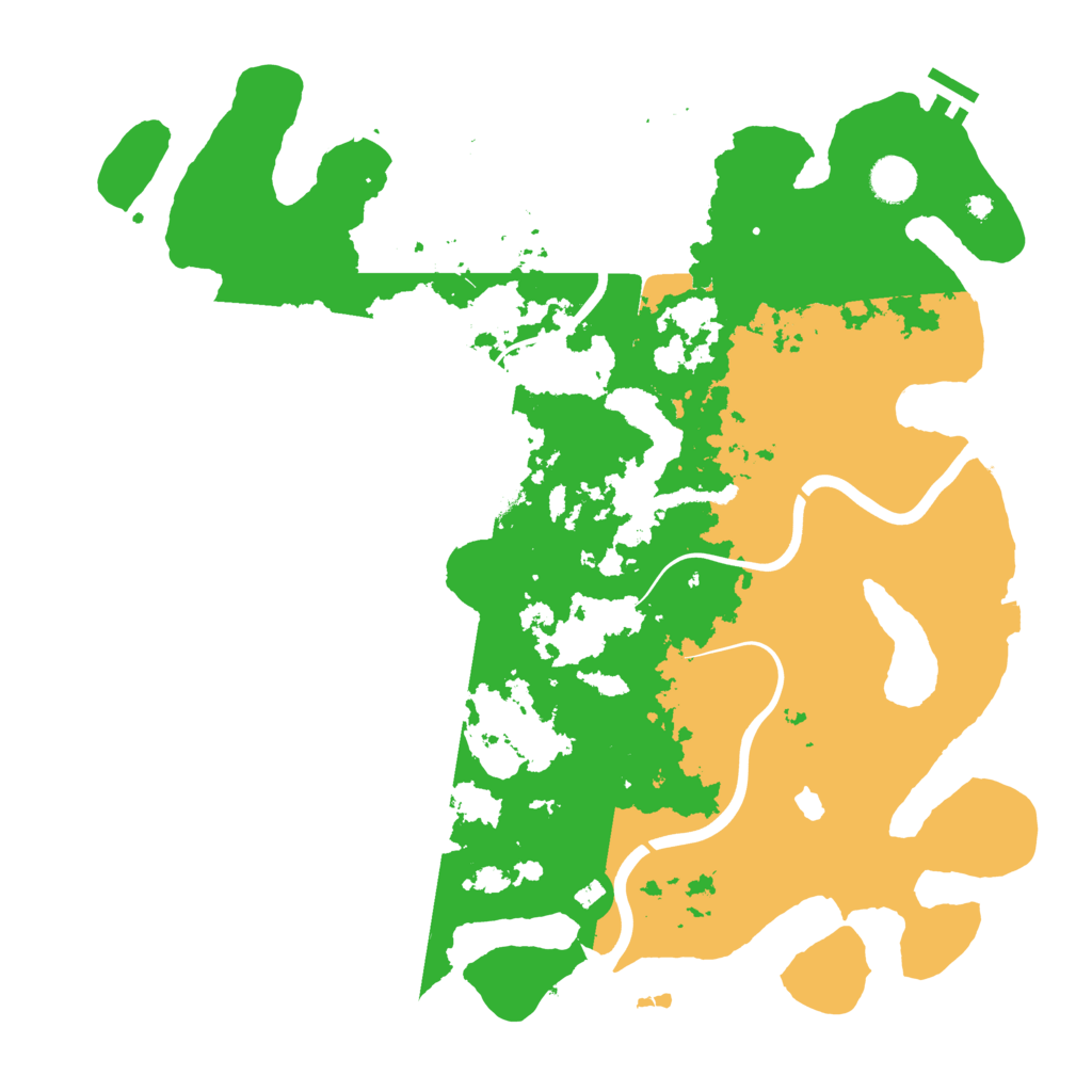 Biome Rust Map: Procedural Map, Size: 4100, Seed: 7712665