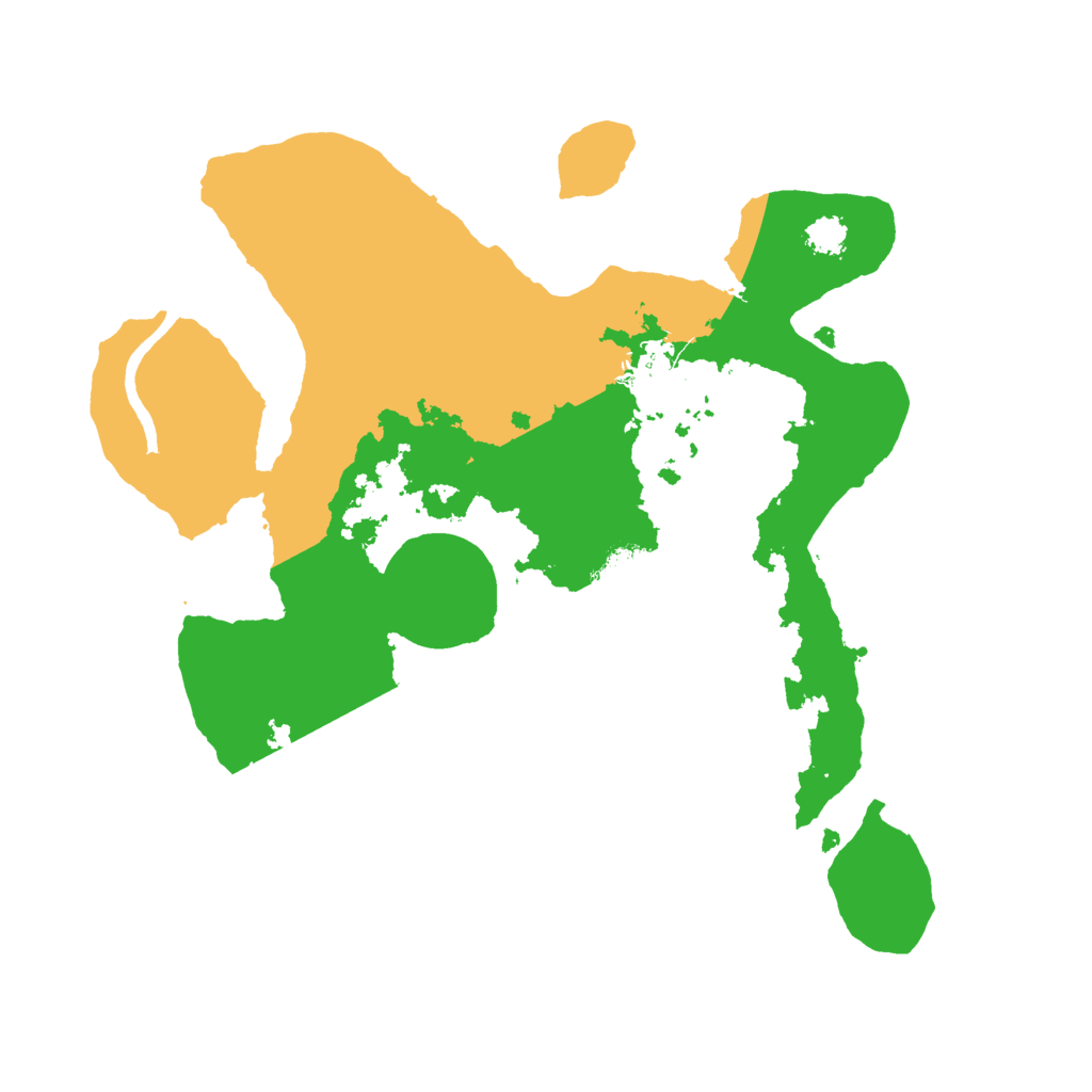 Biome Rust Map: Procedural Map, Size: 2500, Seed: 670