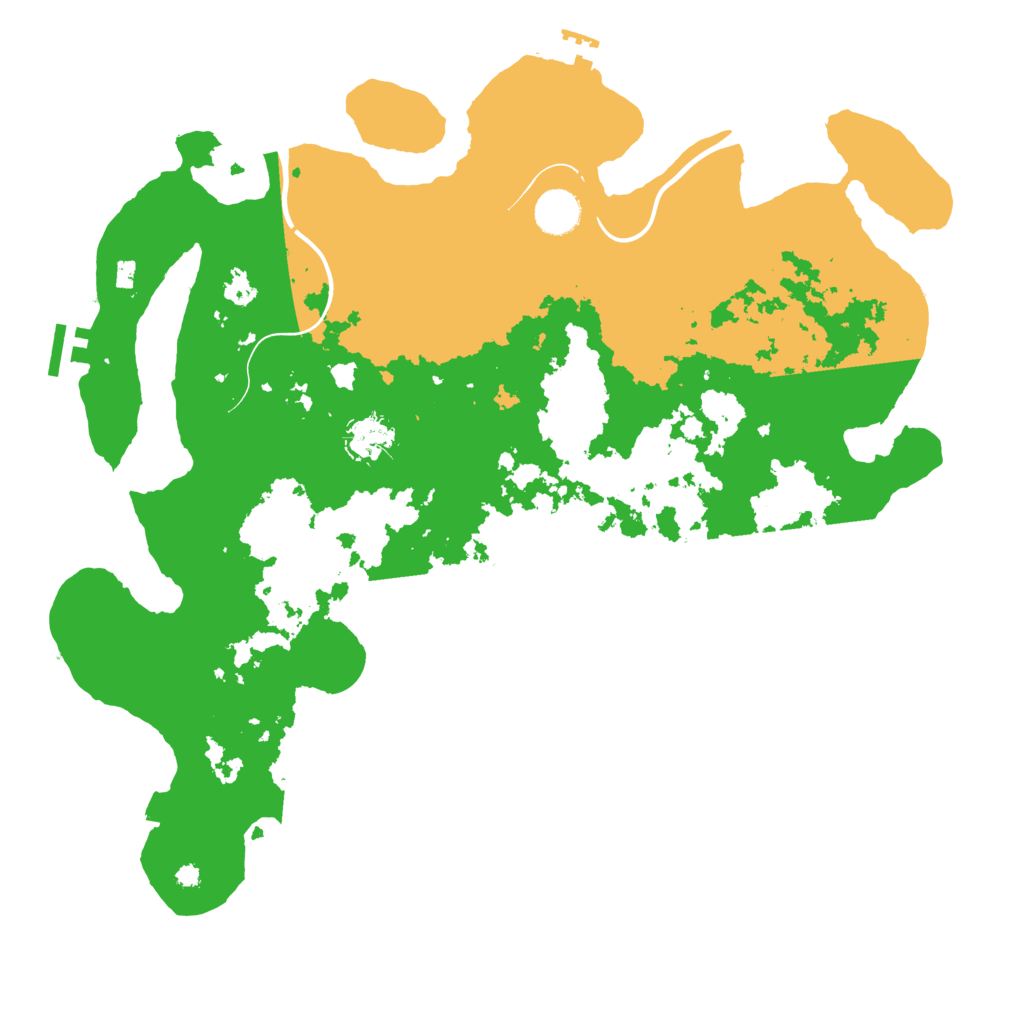Biome Rust Map: Procedural Map, Size: 3950, Seed: 98678522