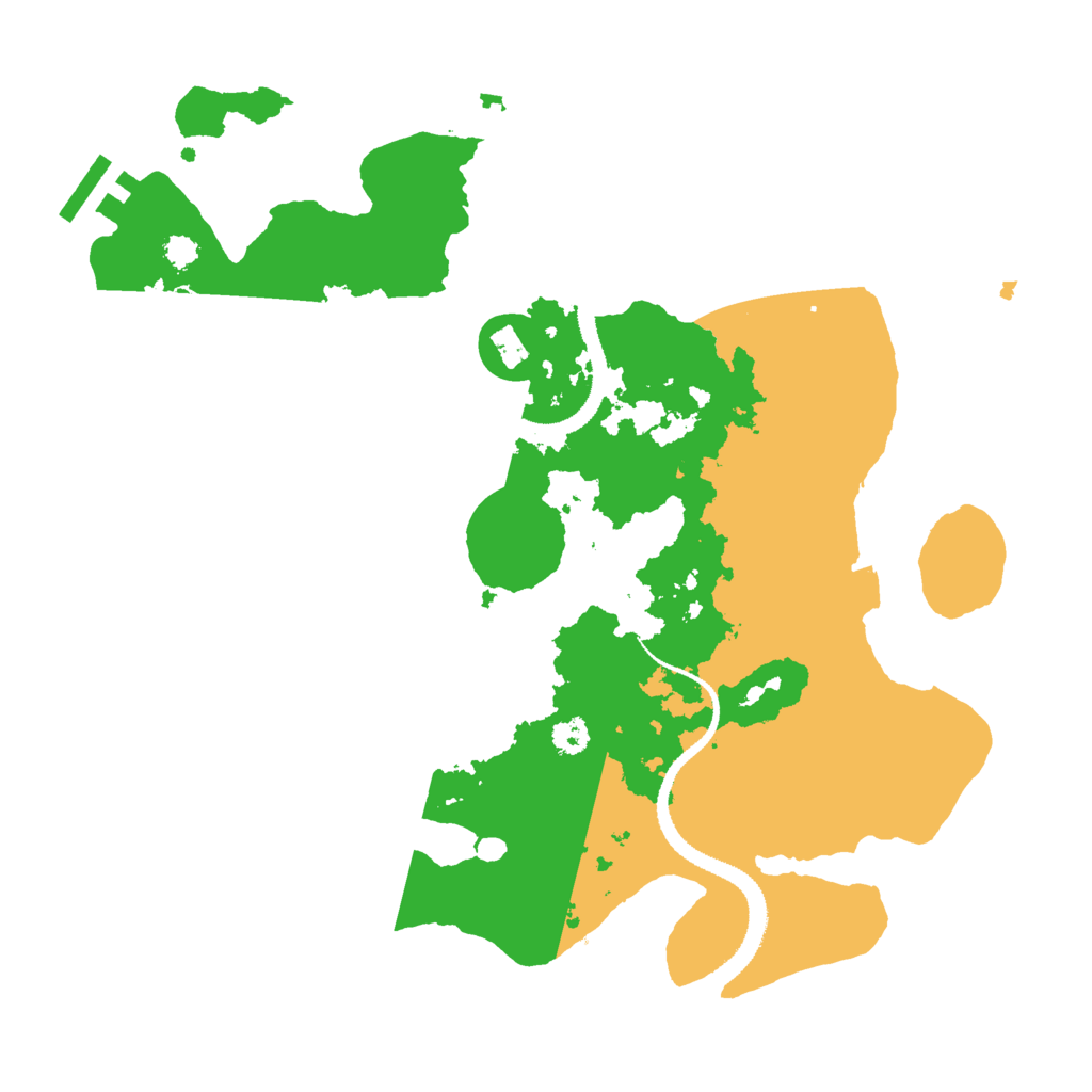 Biome Rust Map: Procedural Map, Size: 3000, Seed: 31583