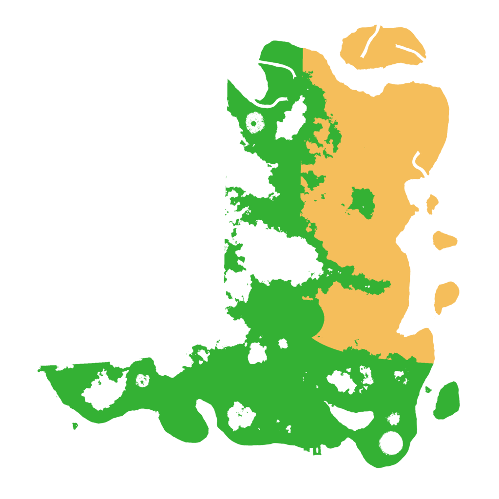 Biome Rust Map: Procedural Map, Size: 3800, Seed: 85385897