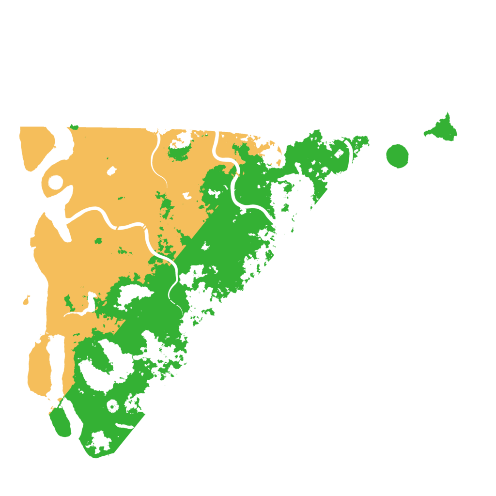 Biome Rust Map: Procedural Map, Size: 6000, Seed: 89334520