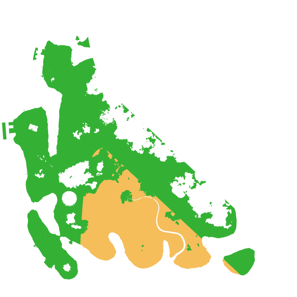 Biome Rust Map: Procedural Map, Size: 3550, Seed: 78220380