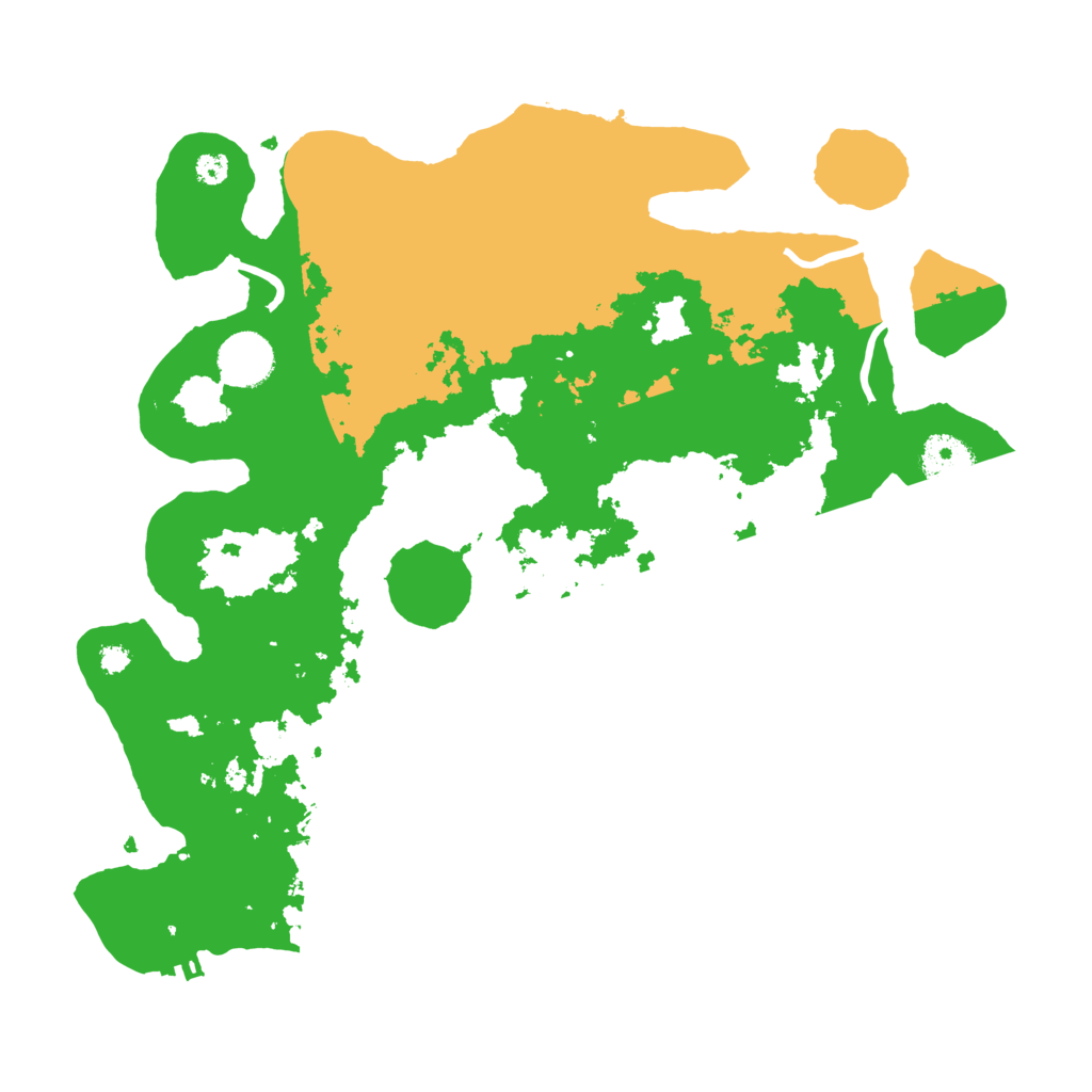 Biome Rust Map: Procedural Map, Size: 3500, Seed: 84288138