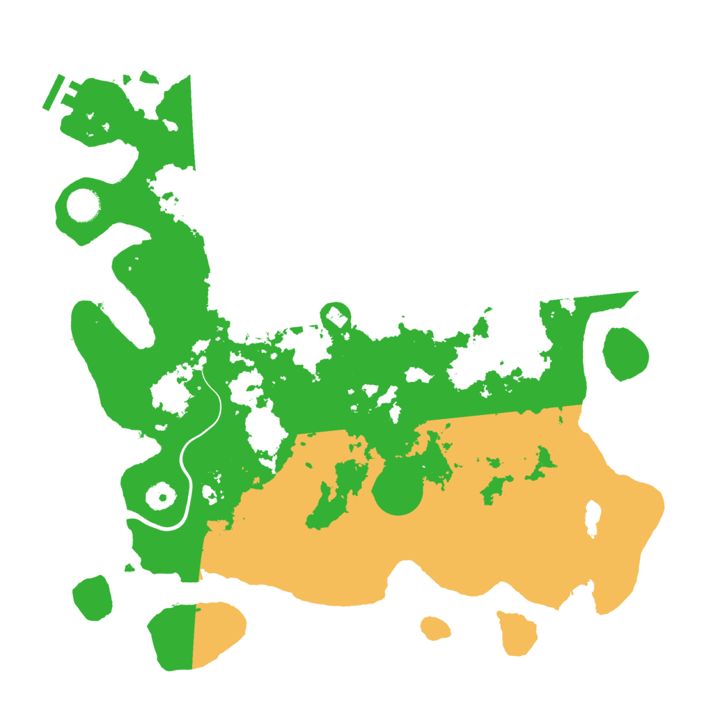 Biome Rust Map: Procedural Map, Size: 3800, Seed: 320866159