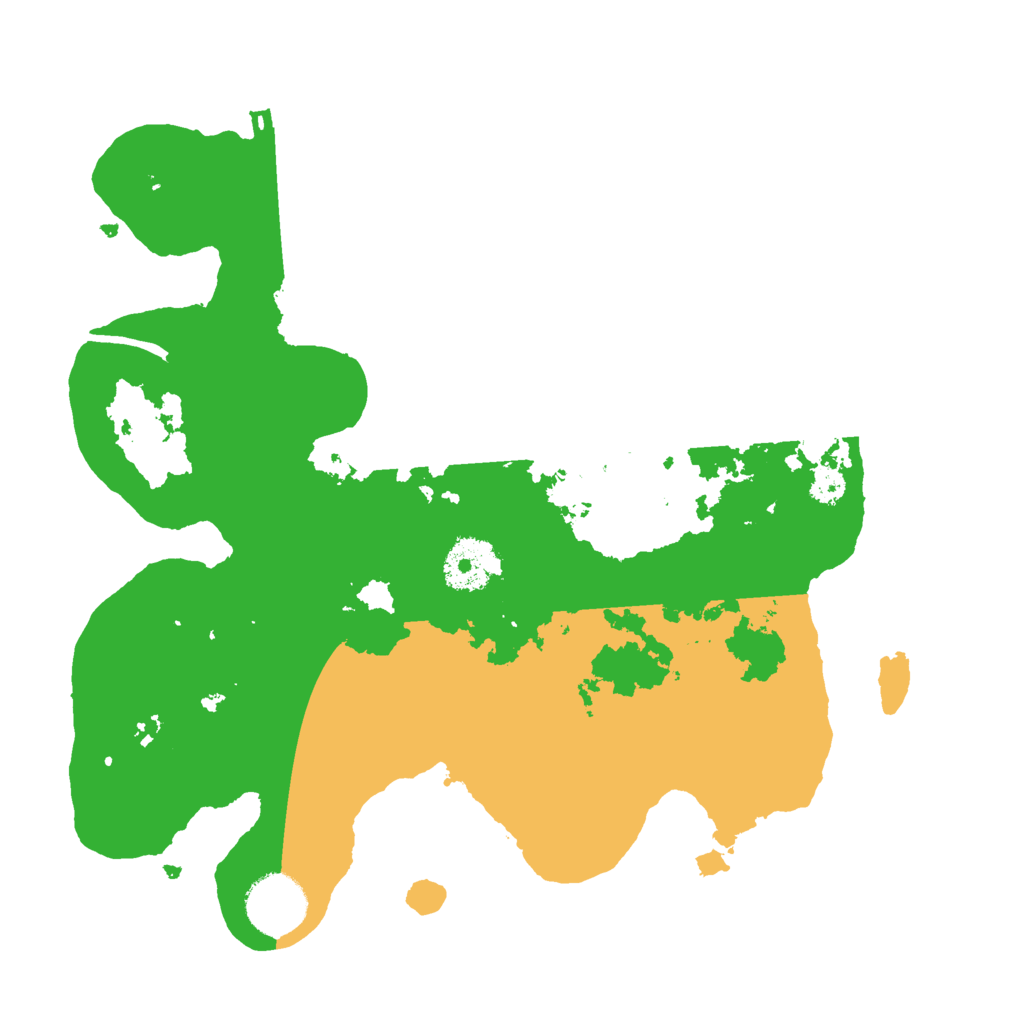 Biome Rust Map: Procedural Map, Size: 3000, Seed: 2398607