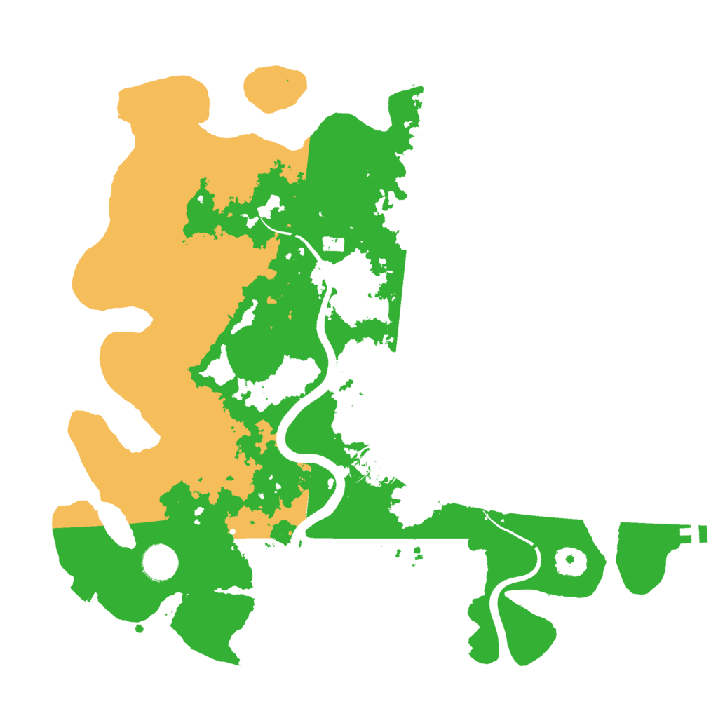 Biome Rust Map: Procedural Map, Size: 3500, Seed: 1911