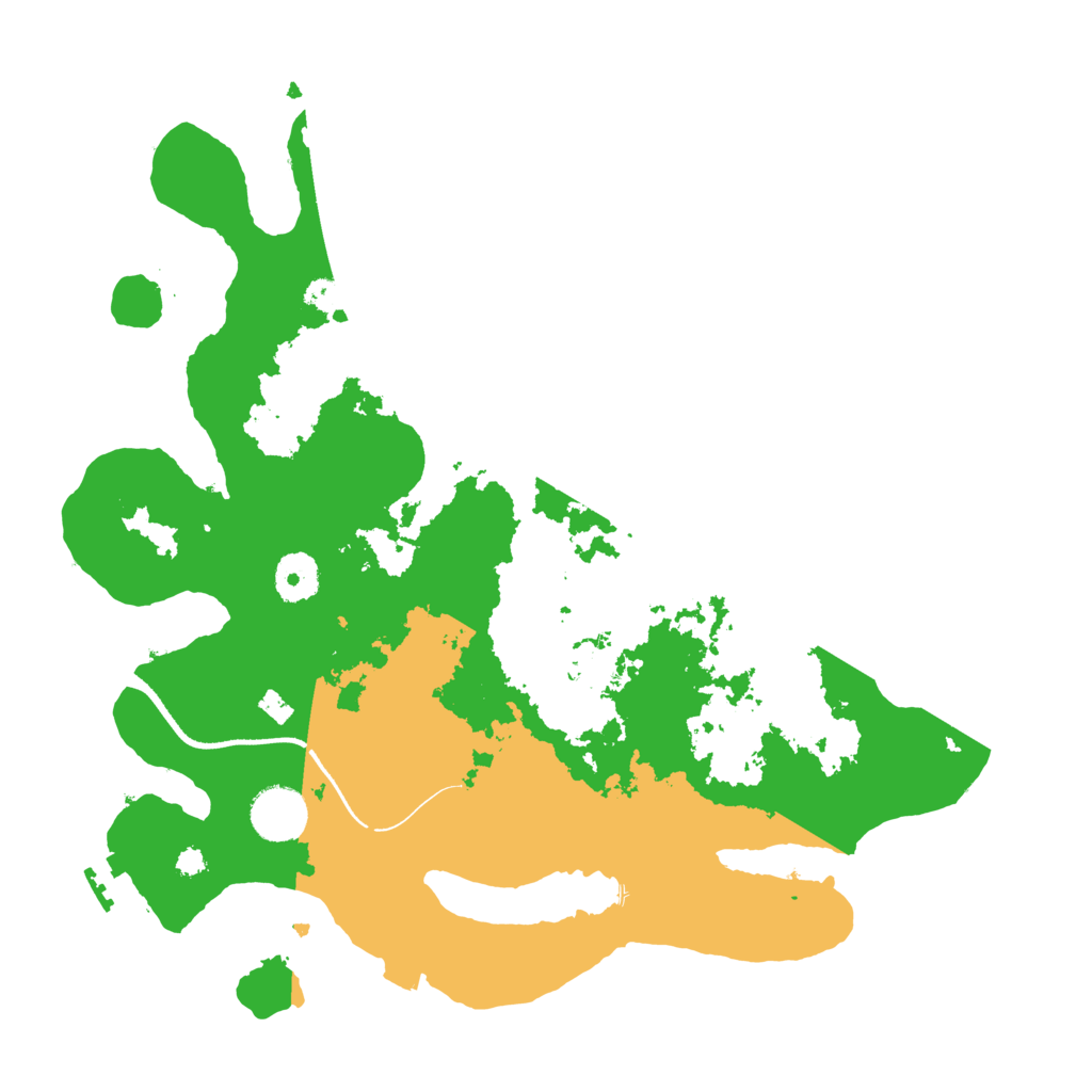 Biome Rust Map: Procedural Map, Size: 3500, Seed: 895164