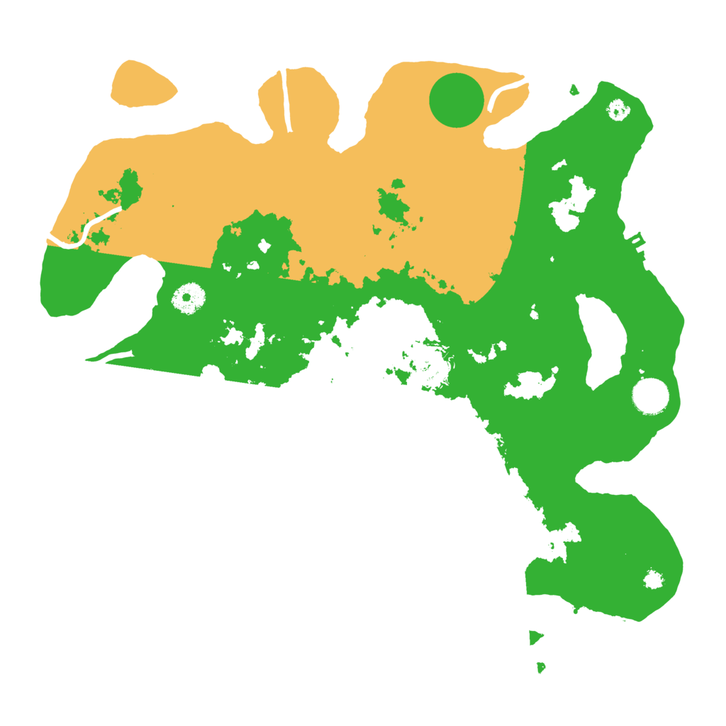 Biome Rust Map: Procedural Map, Size: 3500, Seed: 695312131