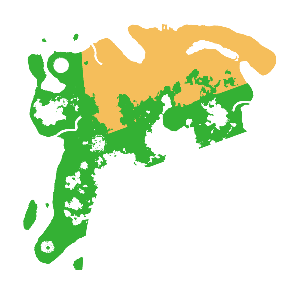 Biome Rust Map: Procedural Map, Size: 3500, Seed: 1538174969