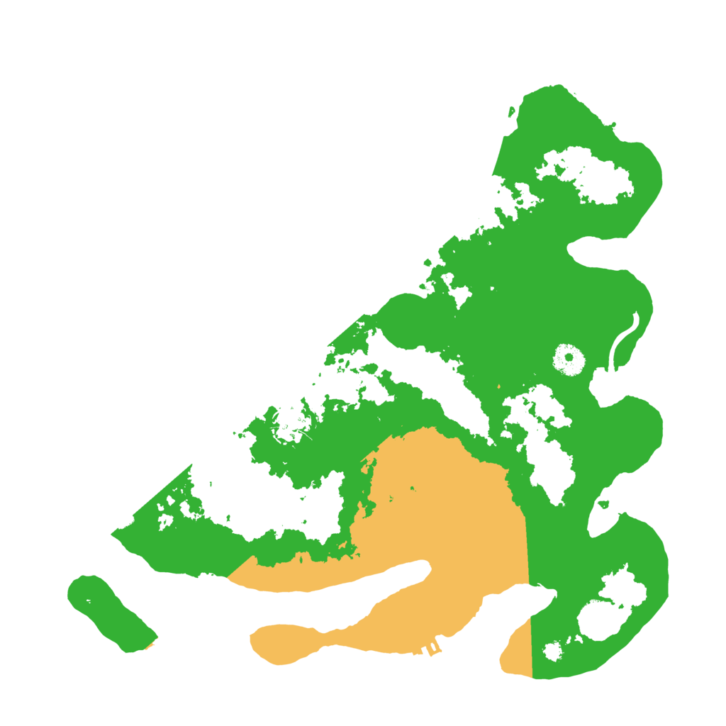 Biome Rust Map: Procedural Map, Size: 3500, Seed: 39304439