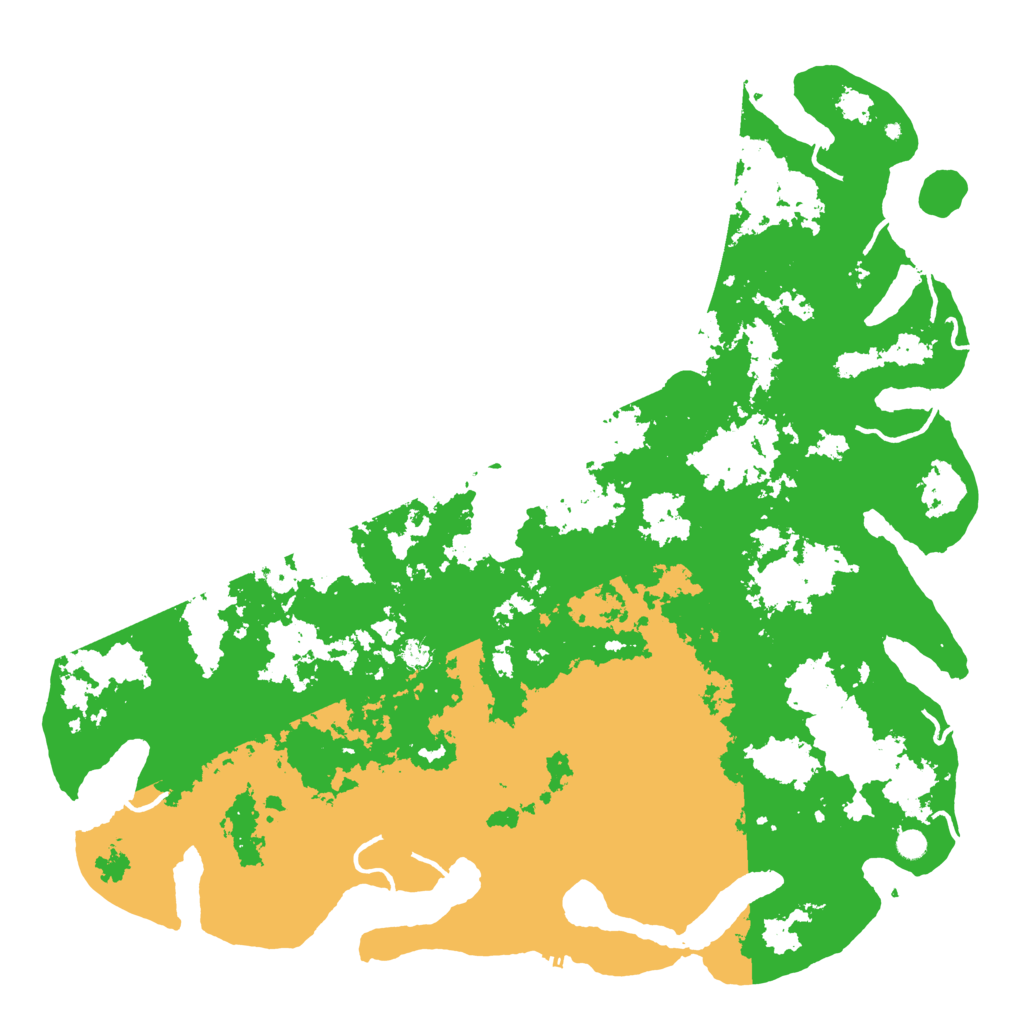 Biome Rust Map: Procedural Map, Size: 6000, Seed: 5894561