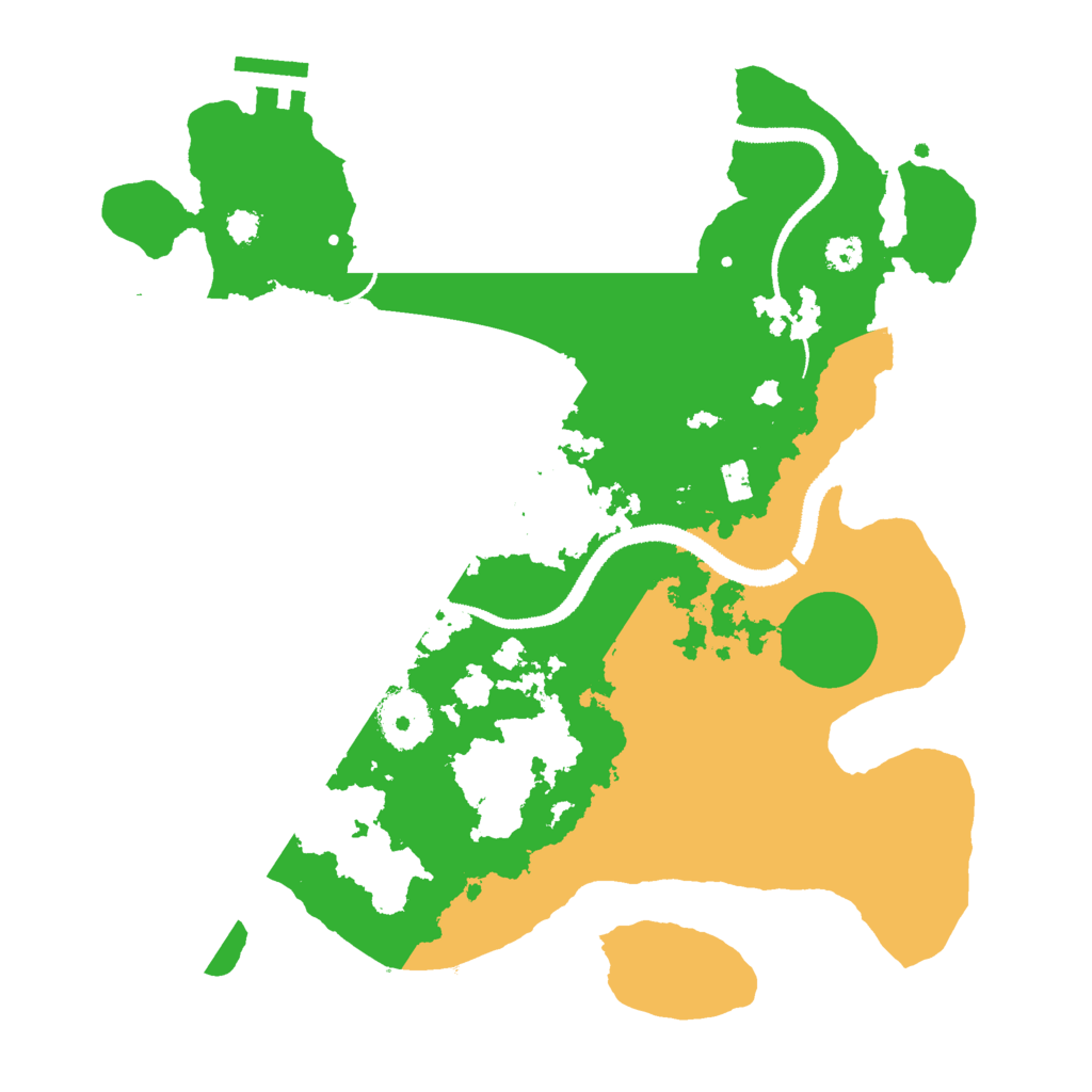 Biome Rust Map: Procedural Map, Size: 3001, Seed: 100816564