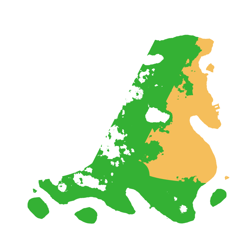 Biome Rust Map: Procedural Map, Size: 3000, Seed: 27059