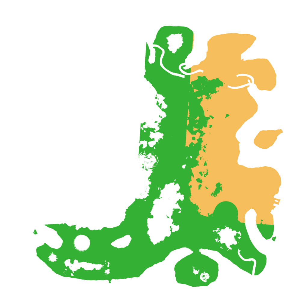 Biome Rust Map: Procedural Map, Size: 3400, Seed: 25030944