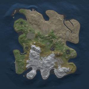 Thumbnail Rust Map: Procedural Map, Size: 2800, Seed: 6942021, 13 Monuments