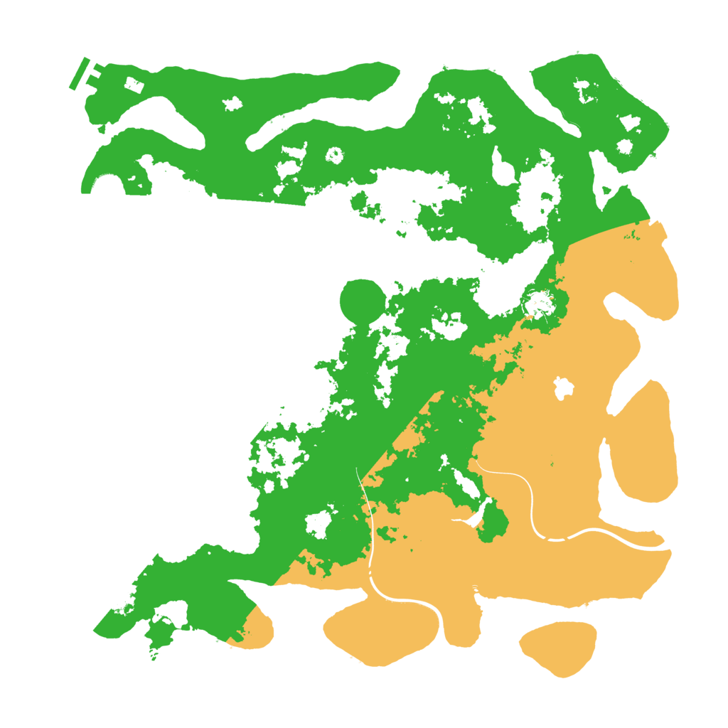 Biome Rust Map: Procedural Map, Size: 4250, Seed: 1992774127