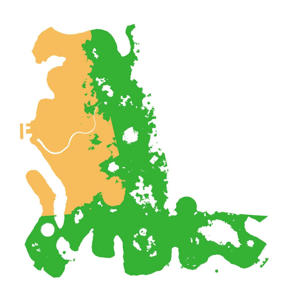 Biome Rust Map: Procedural Map, Size: 3850, Seed: 57914215