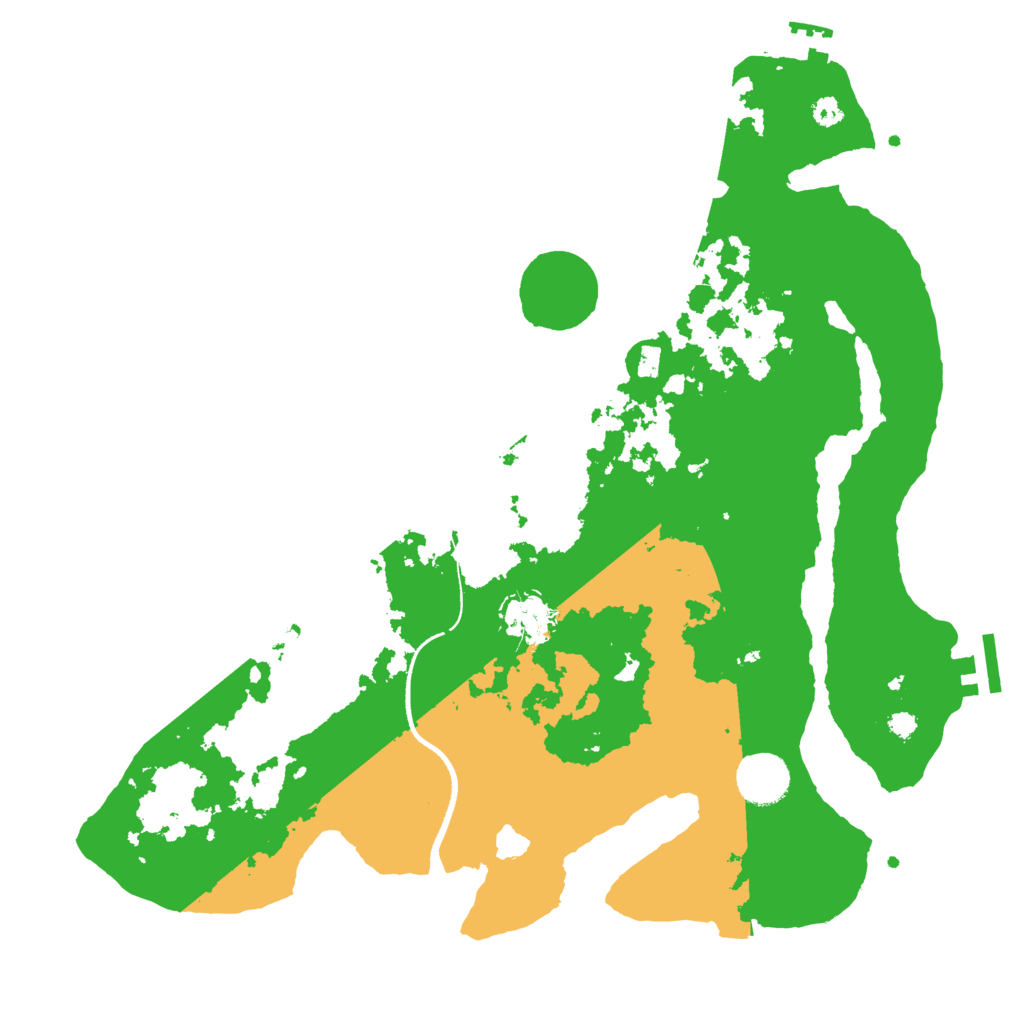 Biome Rust Map: Procedural Map, Size: 3500, Seed: 5687142