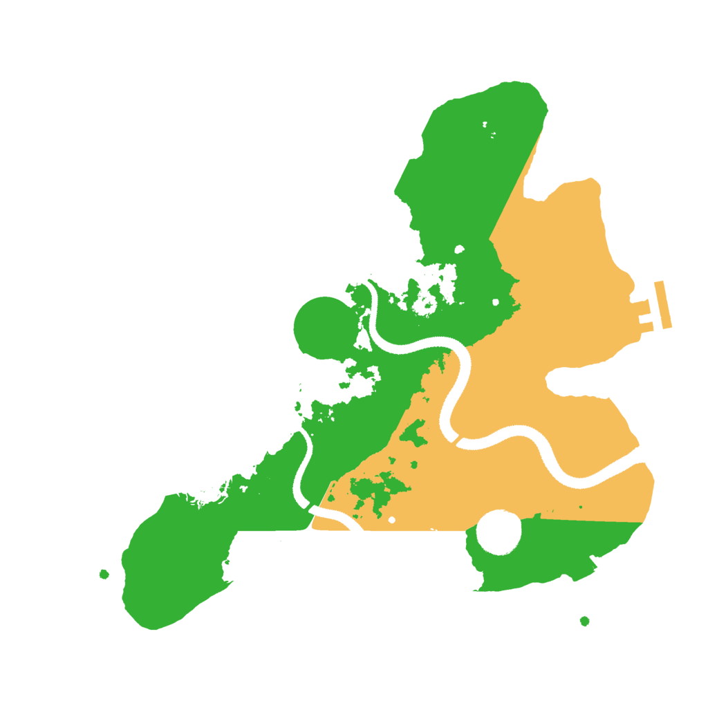 Biome Rust Map: Procedural Map, Size: 3000, Seed: 73064242