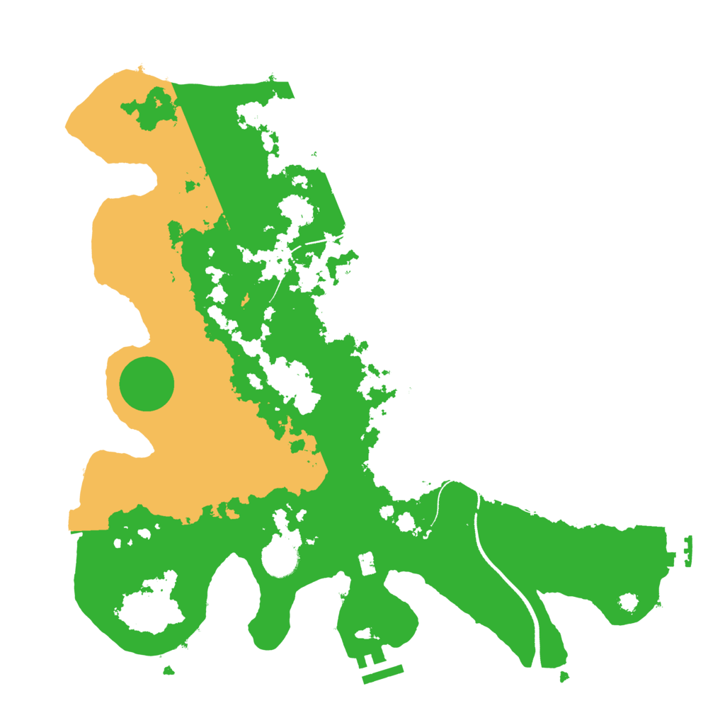 Biome Rust Map: Procedural Map, Size: 3500, Seed: 1773359764