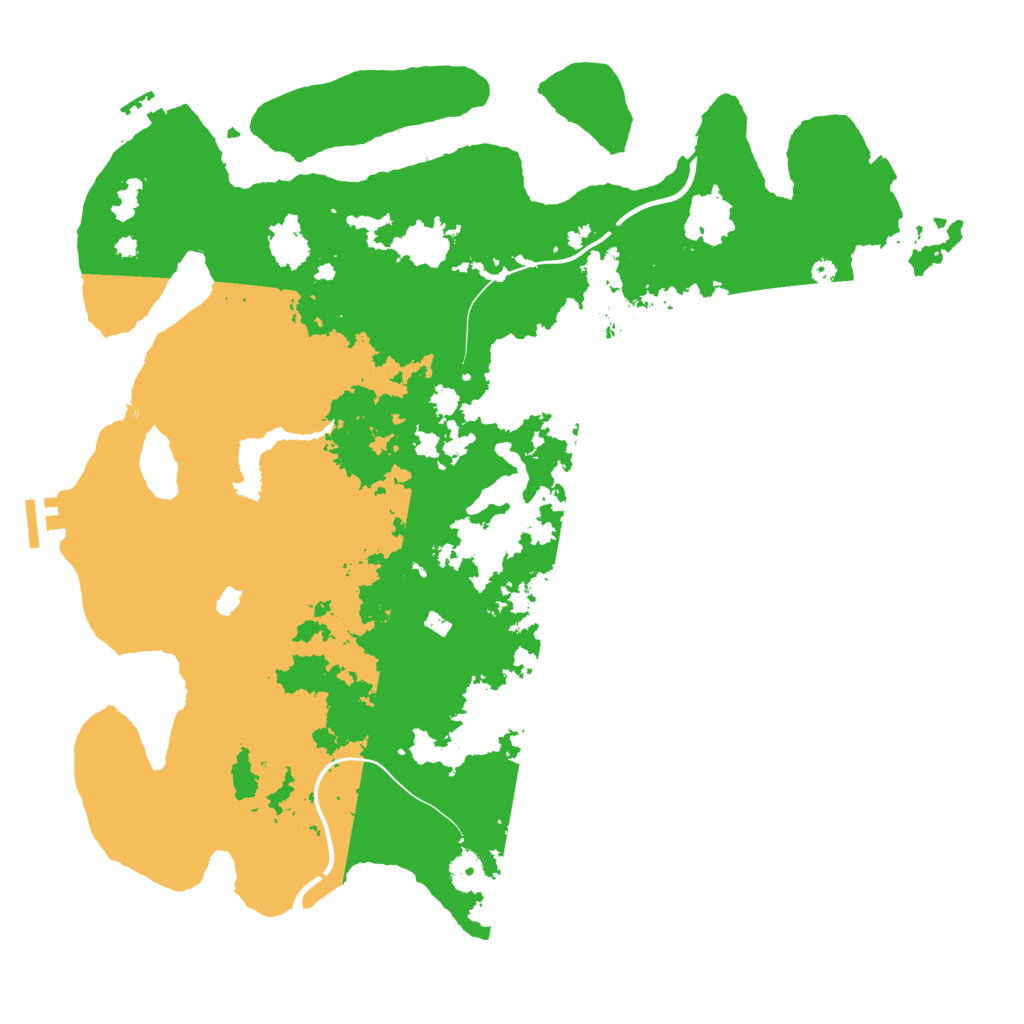 Biome Rust Map: Procedural Map, Size: 4250, Seed: 961344021