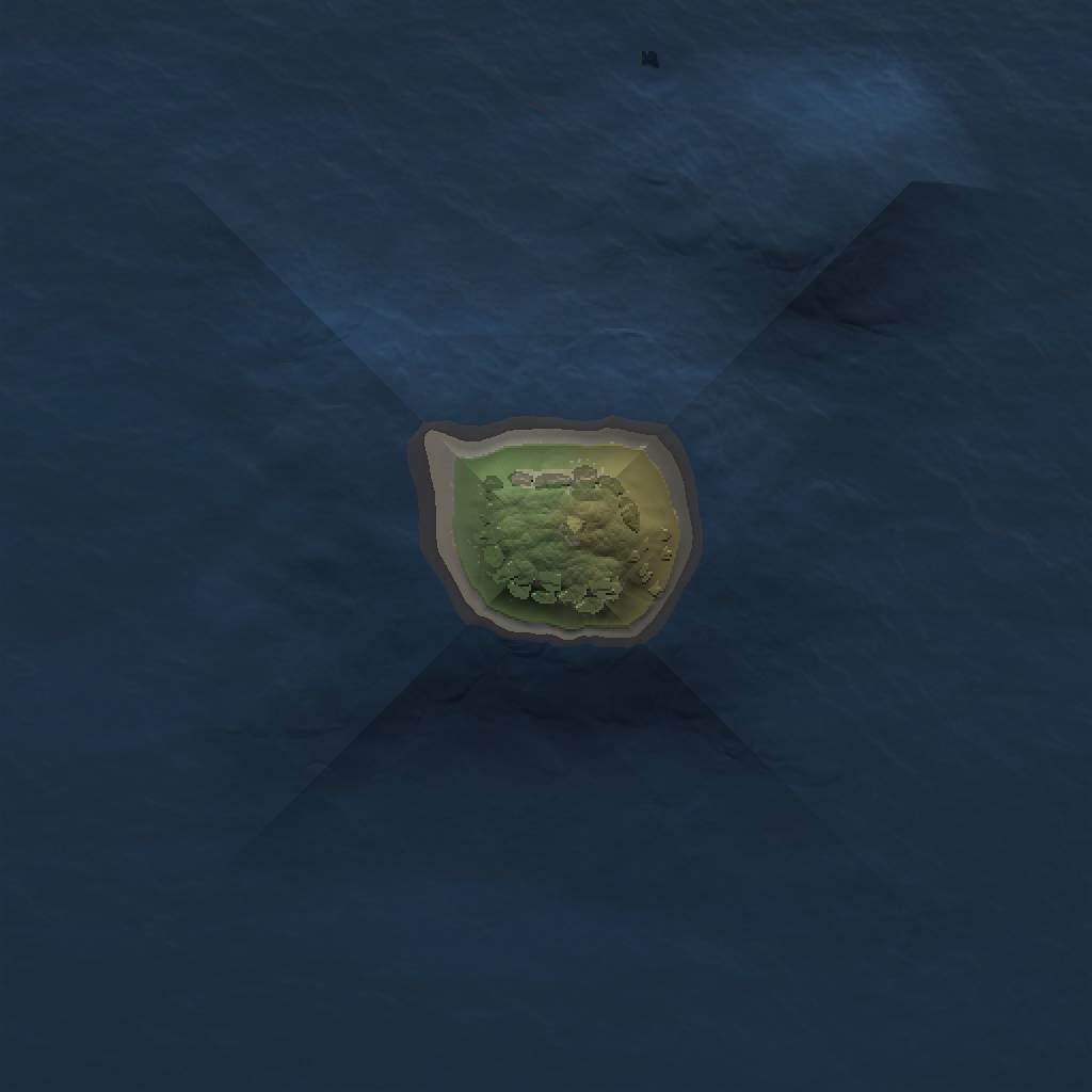 Rust Map: Procedural Map, Size: 1000, Seed: 230213, 3 Monuments