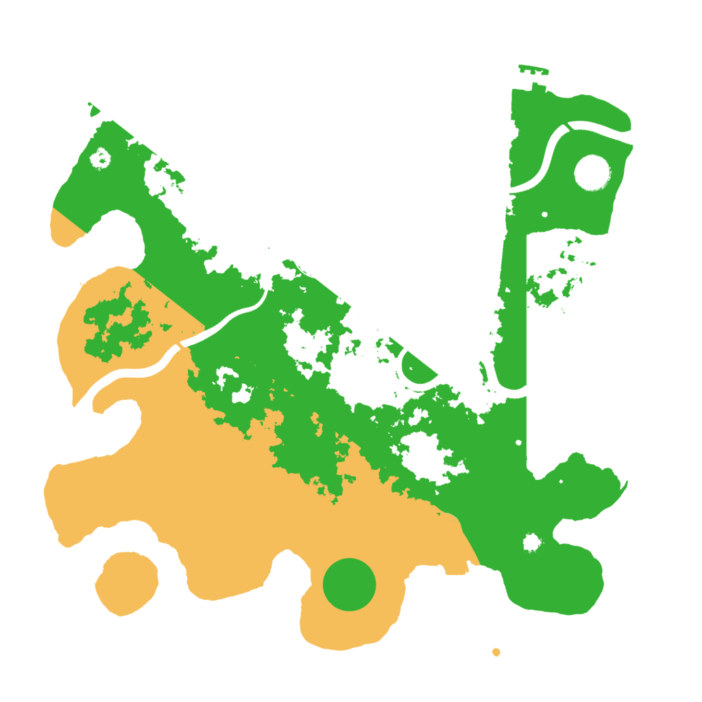Biome Rust Map: Procedural Map, Size: 3500, Seed: 1328268840