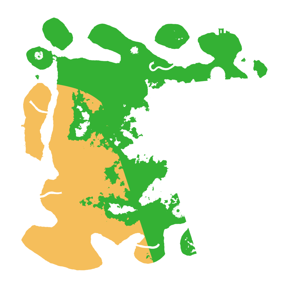 Biome Rust Map: Procedural Map, Size: 3500, Seed: 4968421