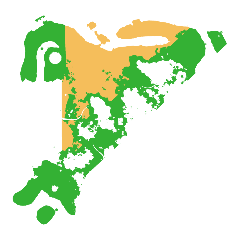 Biome Rust Map: Procedural Map, Size: 3600, Seed: 103402238