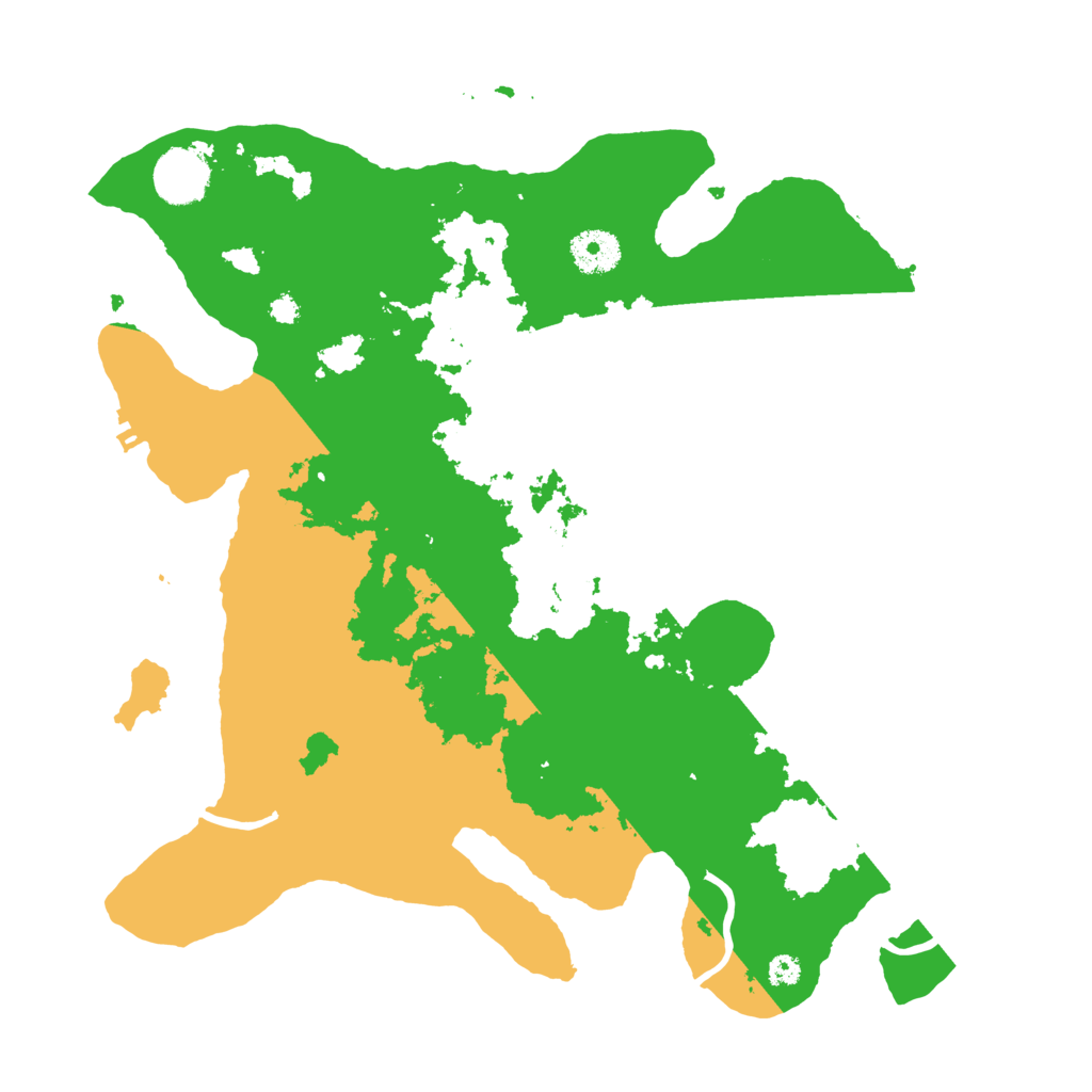 Biome Rust Map: Procedural Map, Size: 3500, Seed: 103076