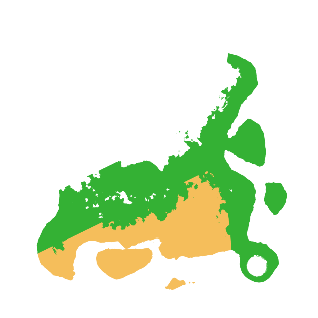 Biome Rust Map: Barren, Size: 2800, Seed: 13726