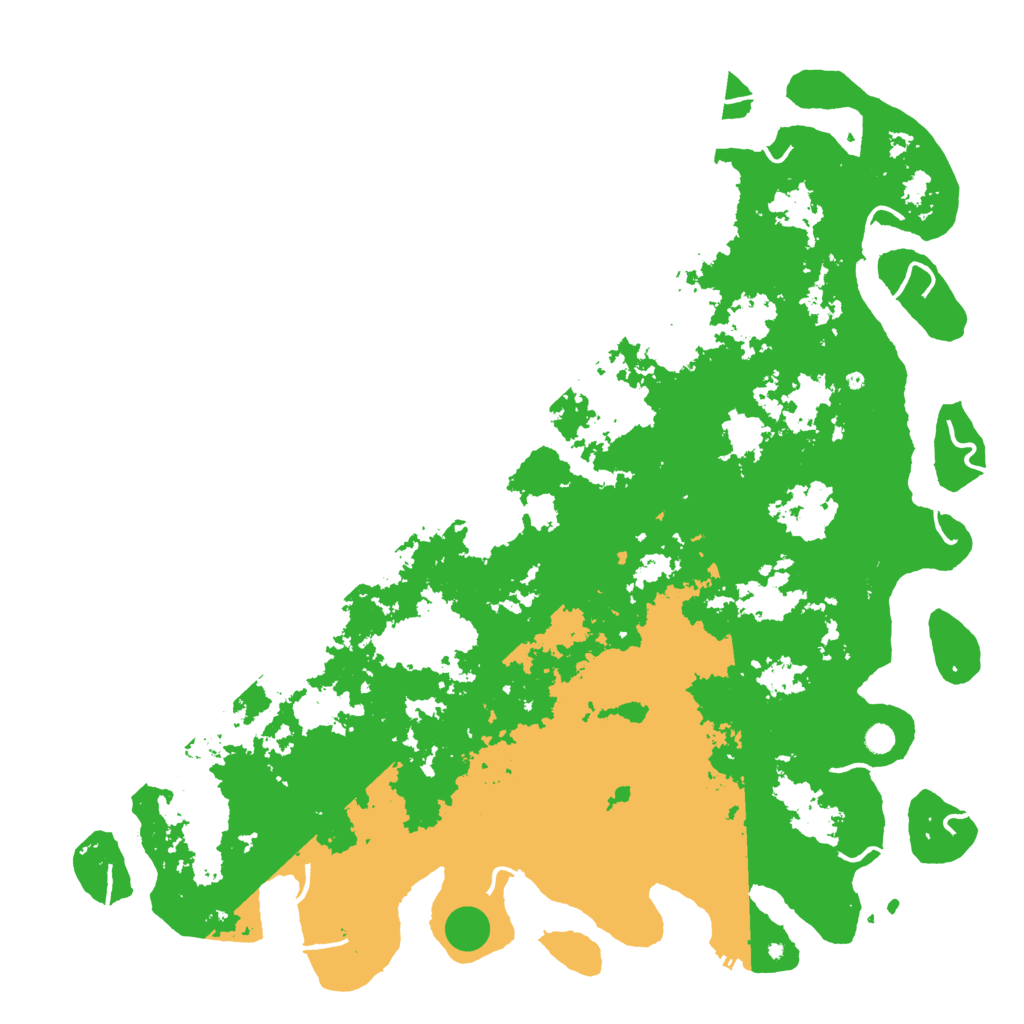 Biome Rust Map: Procedural Map, Size: 6000, Seed: 249145