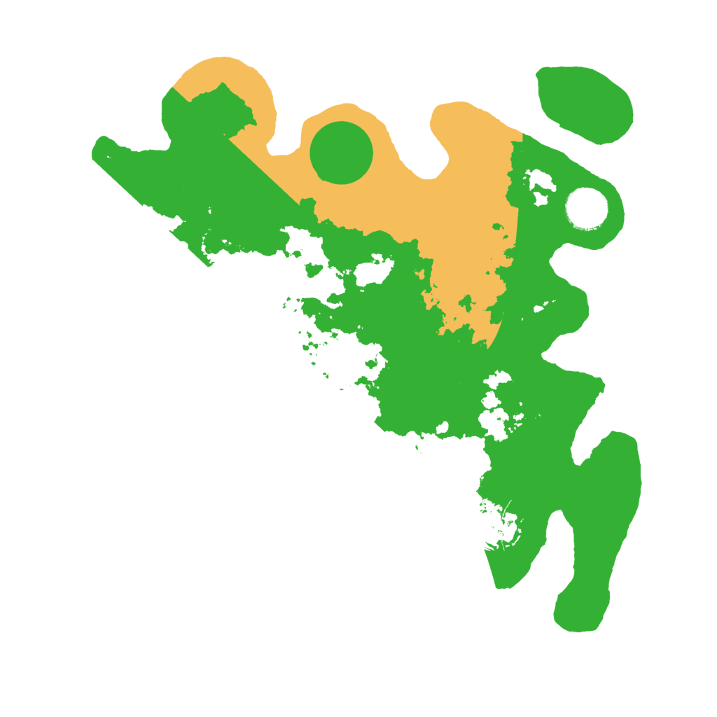 Biome Rust Map: Barren, Size: 3000, Seed: 468927963