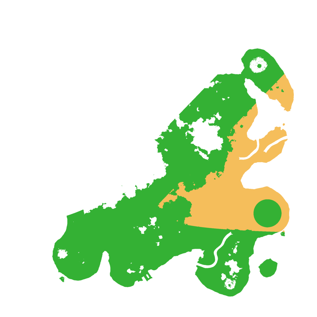 Biome Rust Map: Procedural Map, Size: 3000, Seed: 101823411