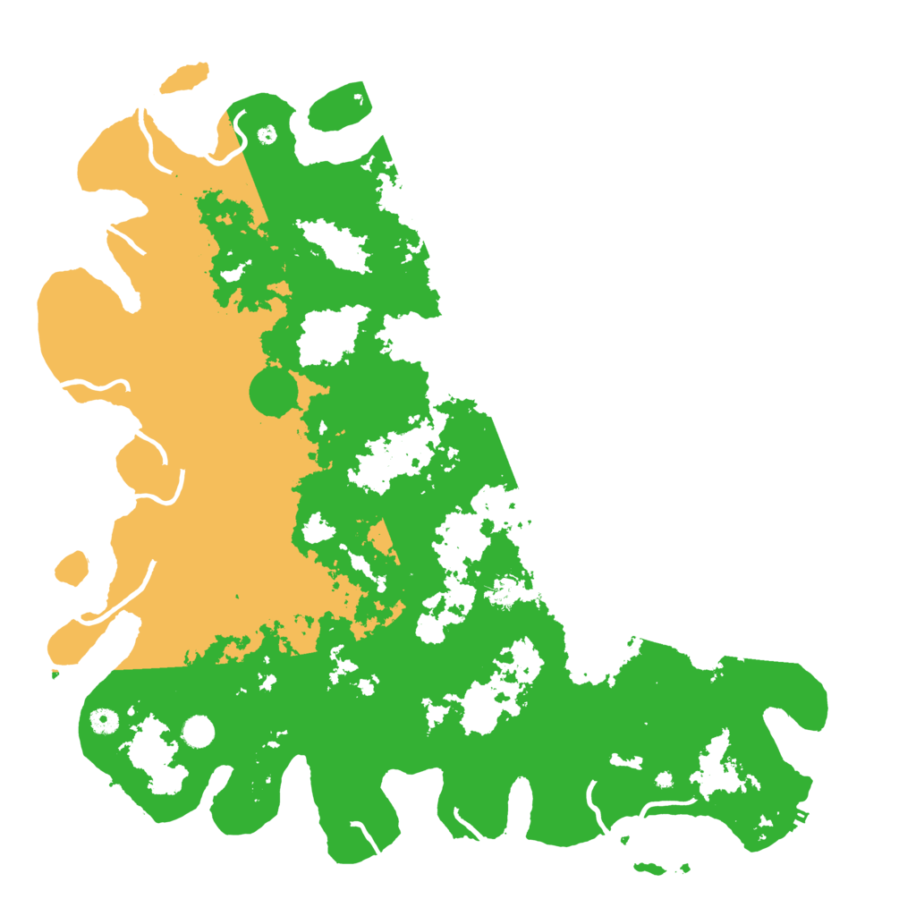 Biome Rust Map: Procedural Map, Size: 5000, Seed: 99584