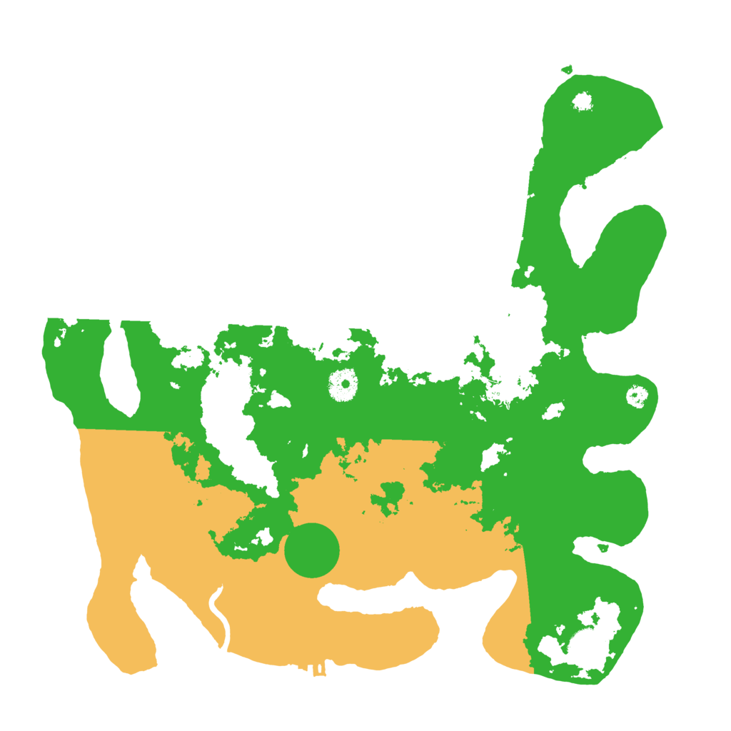 Biome Rust Map: Procedural Map, Size: 3500, Seed: 2079017324