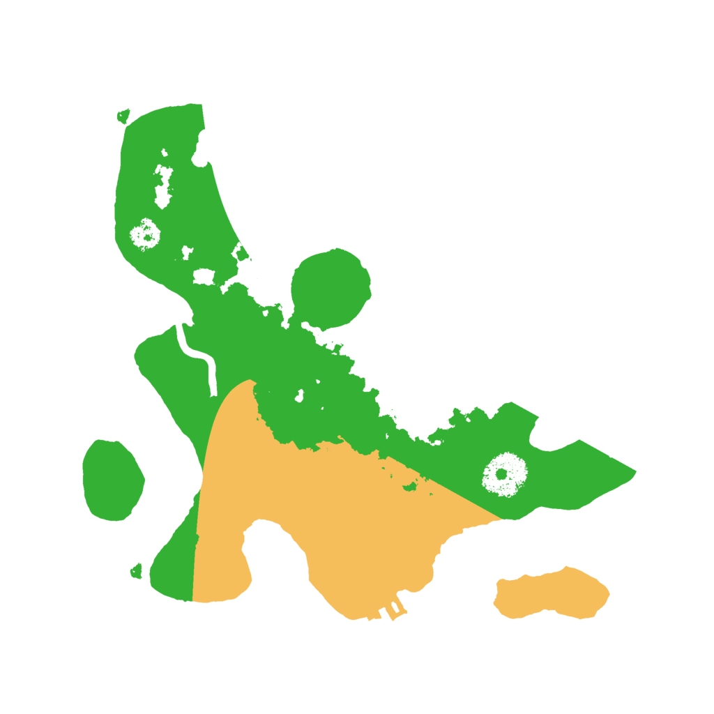 Biome Rust Map: Procedural Map, Size: 2500, Seed: 1457823