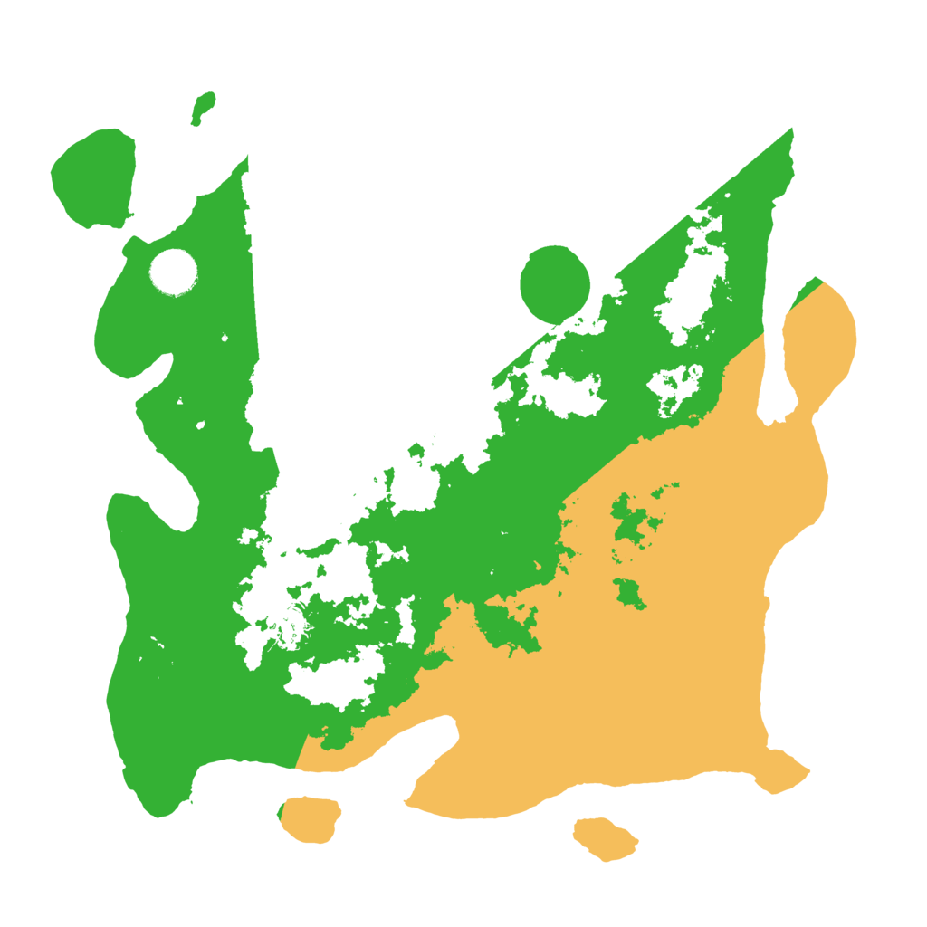 Biome Rust Map: Barren, Size: 3500, Seed: 699745114