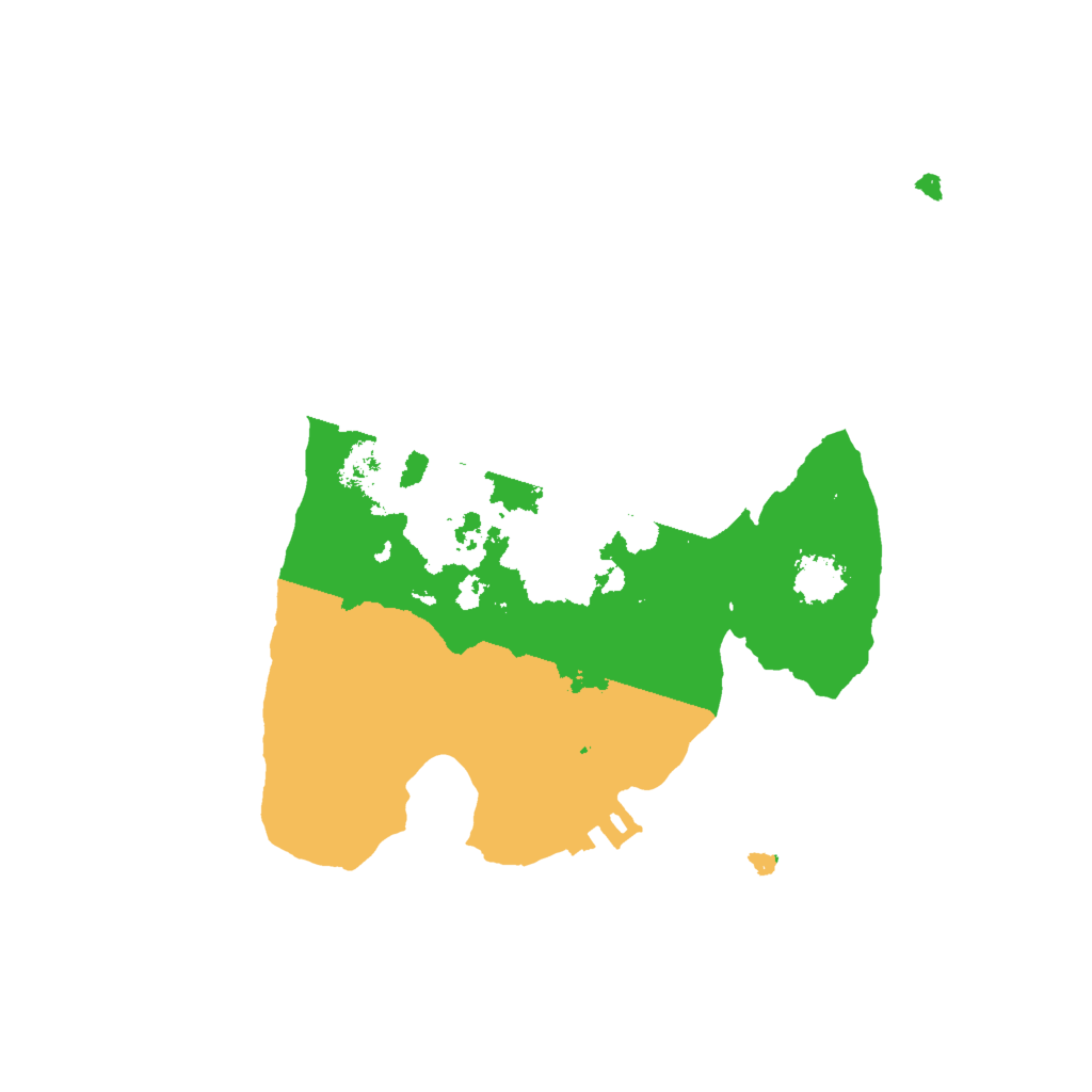 Biome Rust Map: Procedural Map, Size: 2000, Seed: 1162176788