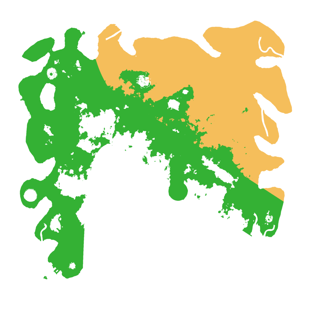 Biome Rust Map: Procedural Map, Size: 4300, Seed: 2200